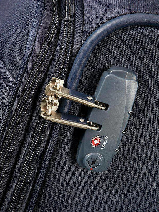 Samsonite Base Boost Spinner Μεγάλη Βαλίτσα Ταξιδίου Υφασμάτινη Μπλε με 4 Ρόδες Ύψους 78εκ.