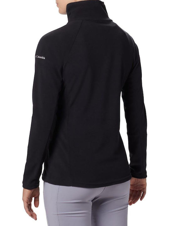 Glacial IN 1/2 Zip Дамски Суитшърт Черен