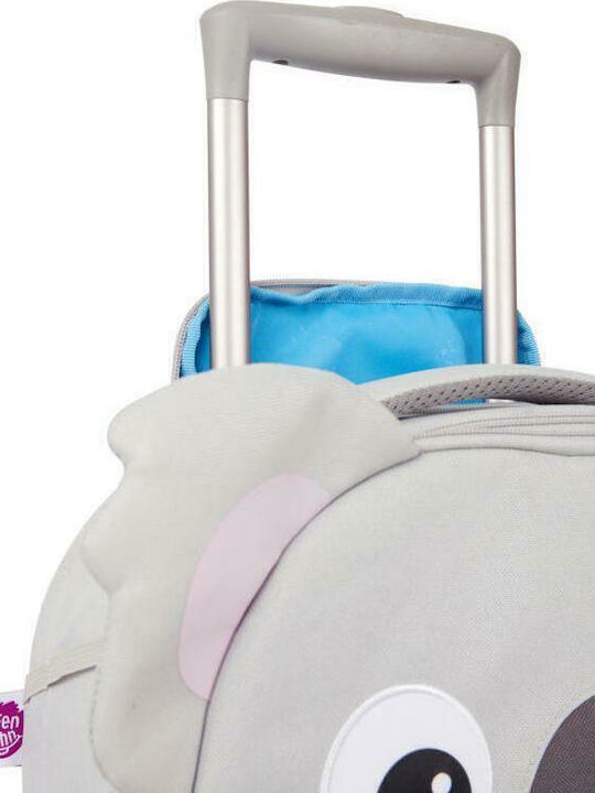 Affenzahn Koala Kids Cabin Fabric Suitcase Gray with 2 Wheels Height 40.6cm