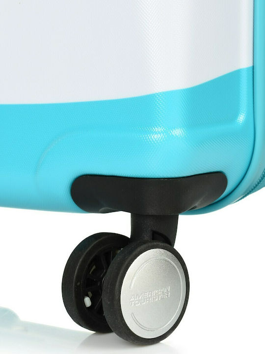 American Tourister WaveBreaker Παιδική Μεσαία Βαλίτσα Ταξιδίου Σκληρή Πολύχρωμη με 4 Ρόδες Ύψους 67εκ.