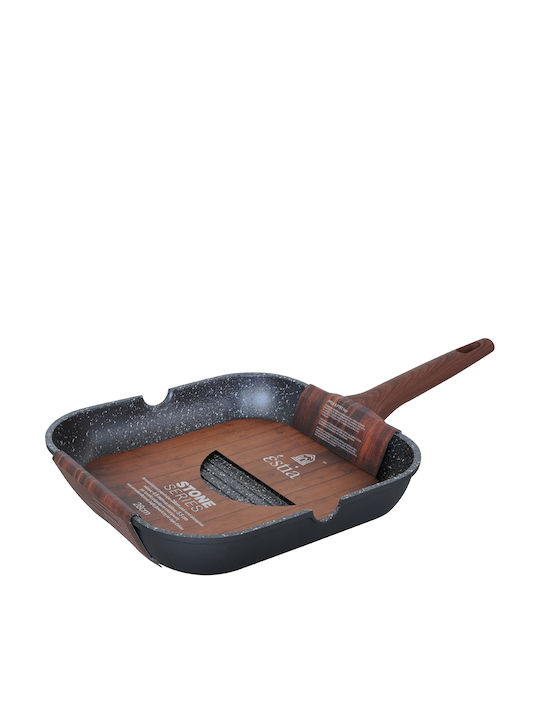 Estia Stone Grill made of Cast Aluminum with Stone Coating 28cm