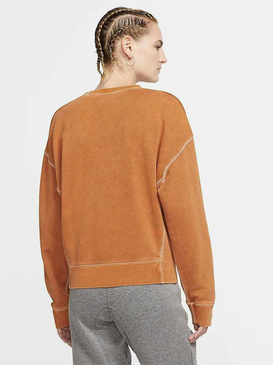 Nike Sportswear Rebel Women's Sweatshirt Burnt Sienna