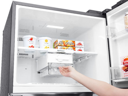 LG Ψυγείο Δίπορτο 438lt Total NoFrost Υ178xΠ70xΒ73εκ. Inox GTB574PZHZD
