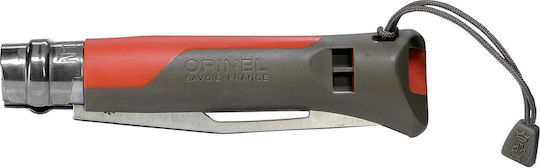 Opinel No.08 Pocket Knife Red (Various Colors)