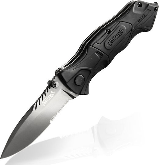 Walther Pro Briceag Black Tac în Toc