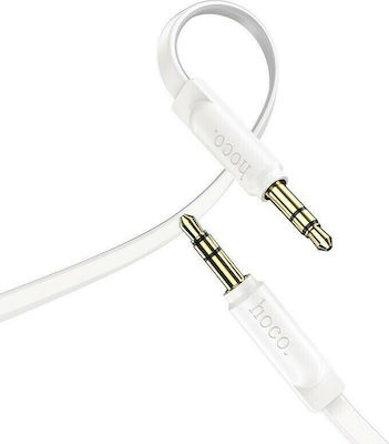 Hoco 3.5mm male - 3.5mm male Cable White 2m (UPA16)