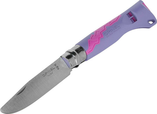Opinel No.07 Cuțit De Buzunar Violet Cu Husă