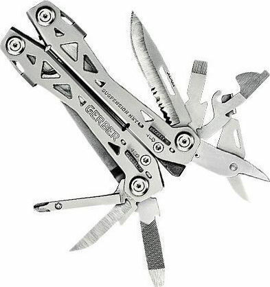 Gerber Suspension NXT Multitool Cu Mecanism De Blocare Gri Cu Husă & Cuțit De Buzunar Mini Paraframe