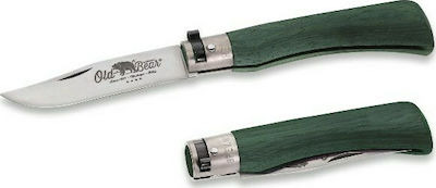 Antonini Old Bear Size XL Pocket Knife Classic Green with Blade made of Stainless Steel