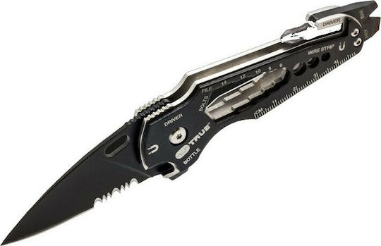 True Utility Smartknife Σουγιάς Μαύρος σε Θήκη