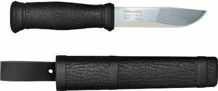 Morakniv Mora 2000 Черен Нож с Кожен Калъф