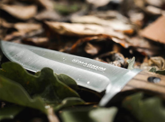 Boker Magnum Zebra Drop Cuțit Maro în Husă Din Piele