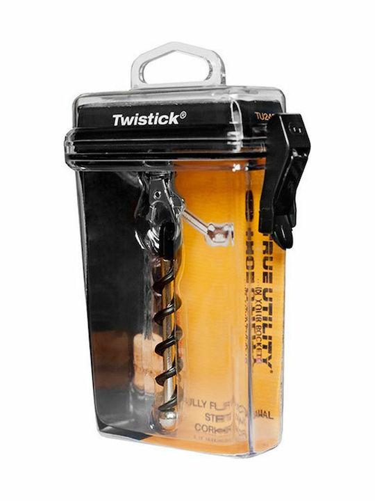 True Utility Μπρελόκ Ανοιχτήρι Twistick Μαύρο