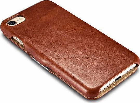 iCarer Vintage Folio Book Δερματίνης Κόκκινο (iPhone SE 2022/2020)