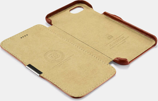 iCarer Vintage Folio Book Δερματίνης Κόκκινο (iPhone SE 2022/2020)
