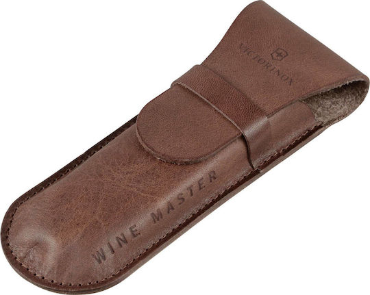 Victorinox Wine Master Swiss Army Knife 6 Tools Brown in Leather Case