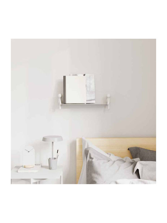 Shelf Wall Buddy White 46x9x14cm