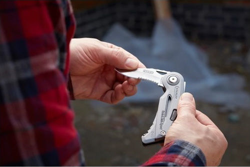 Stanley Quickslide Pocket Knife with Locking Mechanism Gray