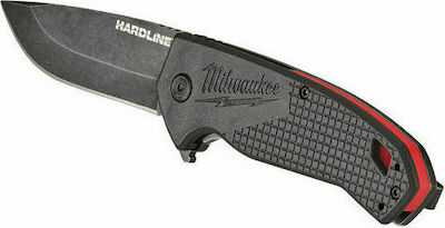 Milwaukee Hardline Pocket Knife Black with Blade made of Steel