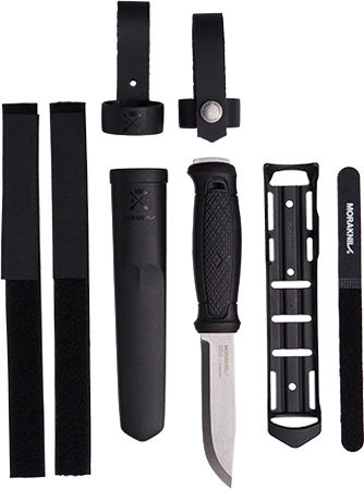 Morakniv Garberg (S) Multi-Mount Cuțit Negru în Husă