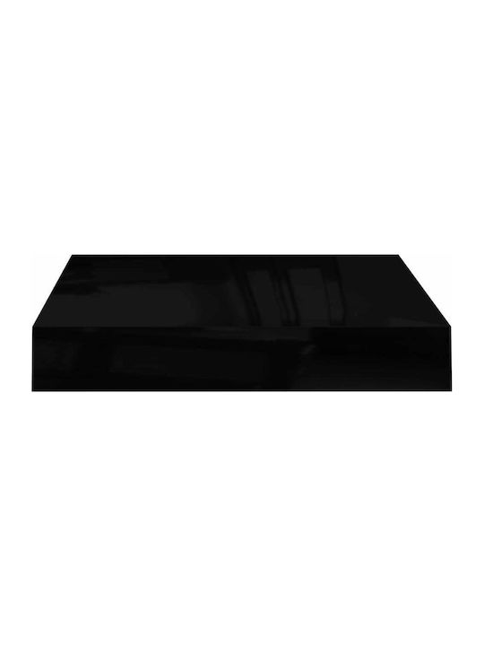 Shelf Wall Glossy Black 23x23.5x3.8cm