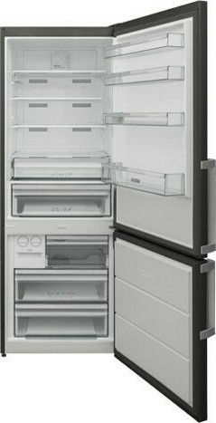 Hyundai Fridge-Freezer 481lt Total NoFrost H192xW70xD71.2cm Black HRC19-4922BX-DGW/NF