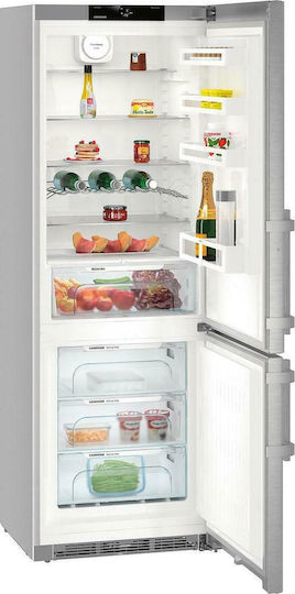 Liebherr Ψυγειοκαταψύκτης 411lt NoFrost Υ201xΠ70xΒ66.5εκ. Inox Cnef 5735