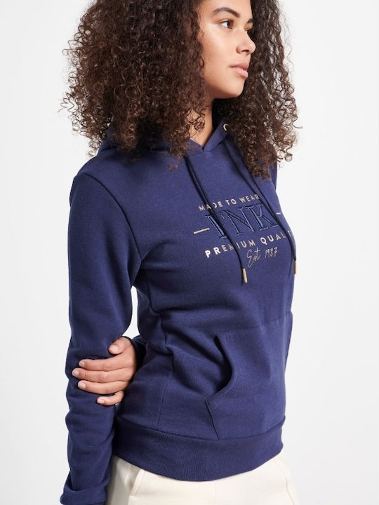 Women's Hooded Sweatshirt Navy Blue