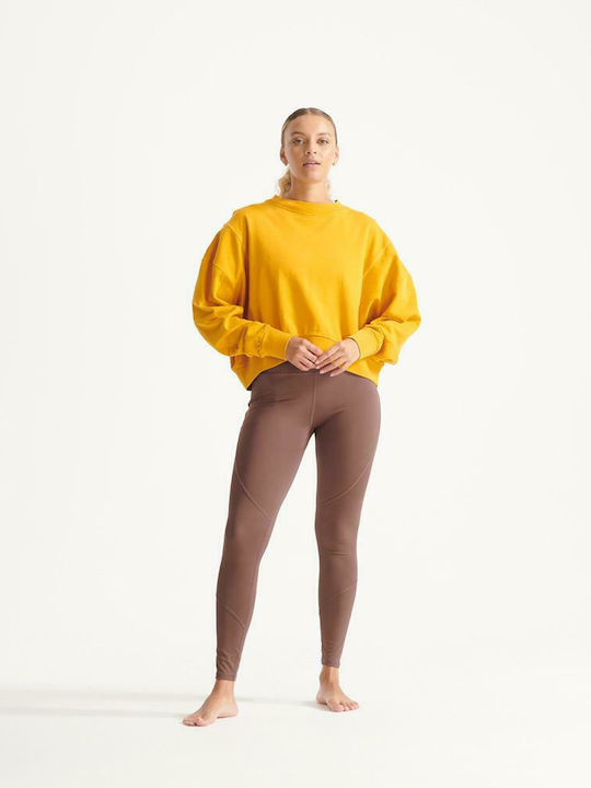 Flex Batwing Γυναικείο Φούτερ Κίτρινο