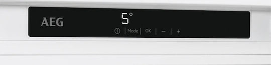 AEG Combină frigorifică încorporată 254lt NoFrost Î178xL56xA55cm. Alb SCE818E6TS