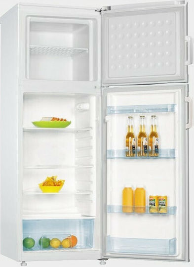 Winstar Kühlschrank mit Doppeltür 211Es H143xB54.5xT56.6cm. Weiß MRF 217