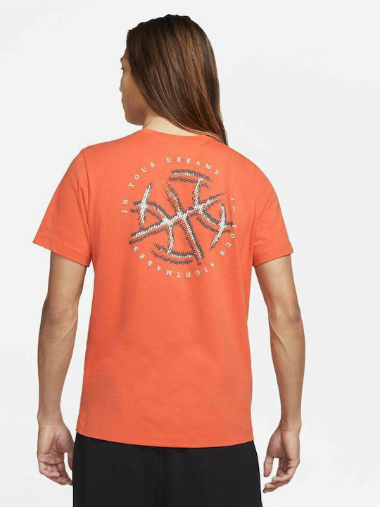 Jordan Herren Sport T-Shirt Kurzarm Orange