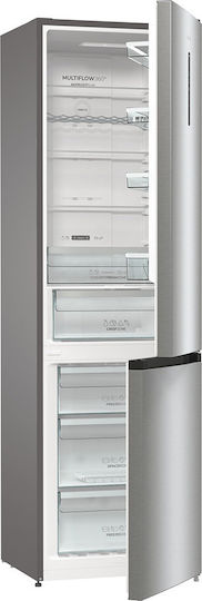 Gorenje Ψυγειοκαταψύκτης 331lt Total NoFrost Υ200xΠ60xΒ59.2εκ. Inox NRK6202AXL4