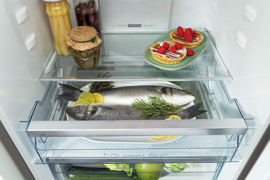 Gorenje Ψυγειοκαταψύκτης 331lt Total NoFrost Υ200xΠ60xΒ59.2εκ. Inox NRK6202AXL4
