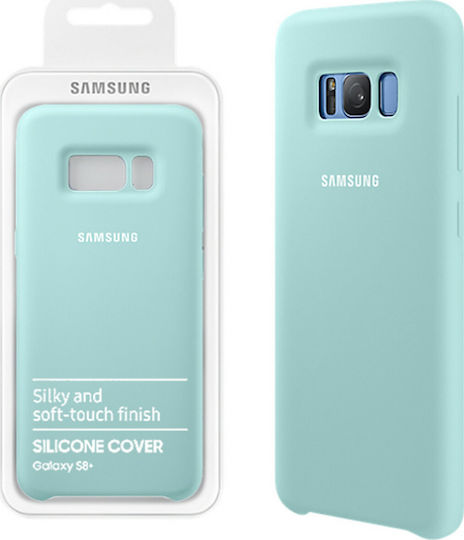 Samsung Back Cover Σιλικόνης Μπλε (Galaxy S8+)