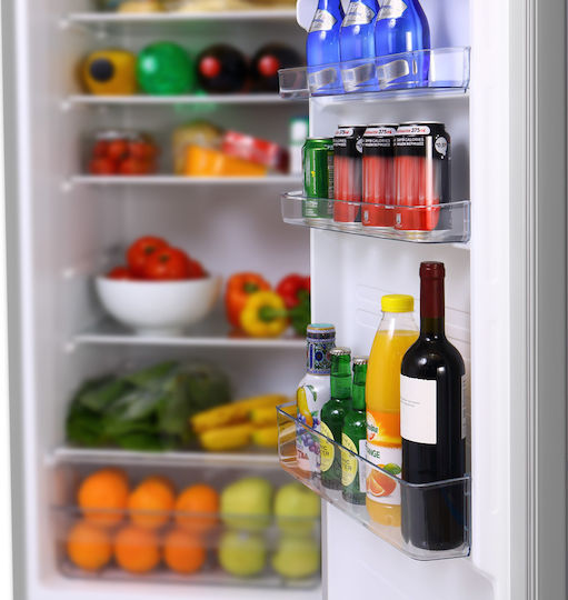 Inventor Ψυγείο Δίπορτο 235lt Υ159xΠ55xΒ55εκ. Inox DP1590S