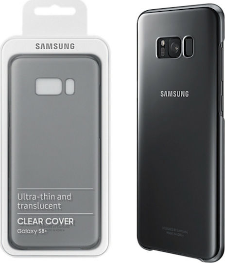 Samsung Umschlag Rückseite Silikon 0.8mm Schwarz (Galaxy S8+)
