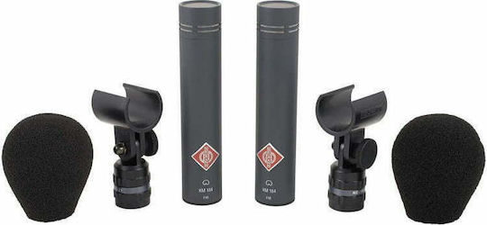Neumann KM-184 Stereo Set Σετ Πυκνωτικό Μικρόφωνο XLR Shock Mounted για Studio