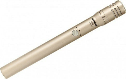 Shure SM81-LC Condenser (Small Diaphragm) Microphone for Vocals in Silver Color
