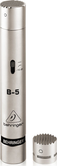 Behringer B 5 Πυκνωτικό Μικρόφωνο XLR Shock Mounted για Φωνητικά σε Ασημί Χρώμα