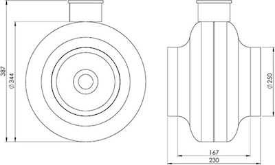 Europlast Industrial Ducts / Air Ventilator 250mm