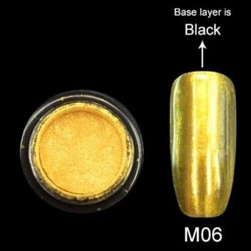 Canni Mirror Effect M06 Прах за декориране за Нокти в Различни Цветове