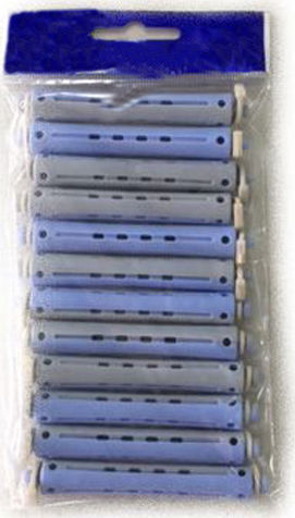 Farcom WL-5 1166 Lockenwickler Kaltwellenstäbe 9mm in Hellblau Farbe 12Stück