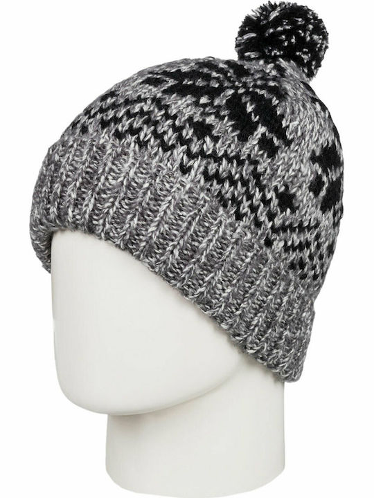 Nash Pom Pom Beanie Ανδρικός Σκούφος Πλεκτός σε Γκρι χρώμα