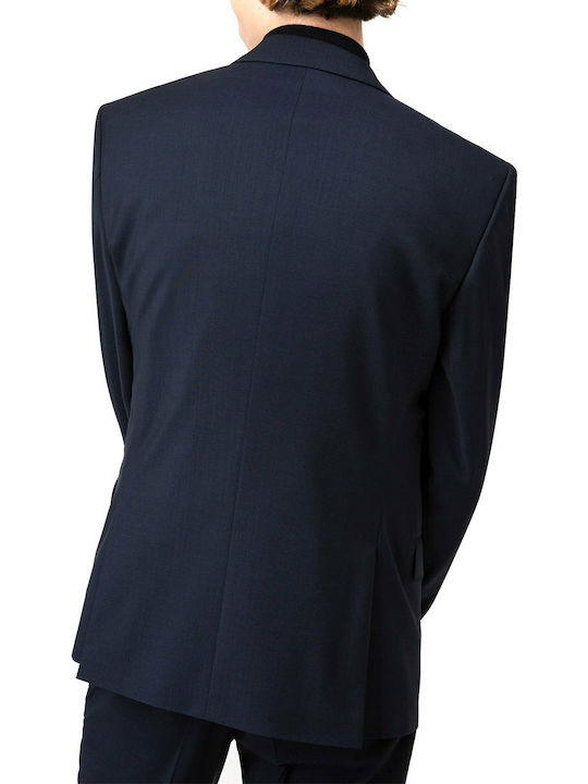 Hugo Boss Men's Winter Suit Jacket Slim Fit Navy Blue