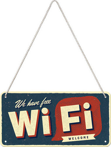 Nostalgic Art Πινακίδα "WiFi" 28041 1τμχ