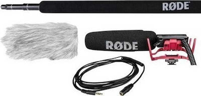 Rode Shotgun / Πυκνωτικό Μικρόφωνο 3.5mm VideoMic Essential Pack Bundle Τοποθέτηση Shock Mounted/Clip On για Κάμερα
