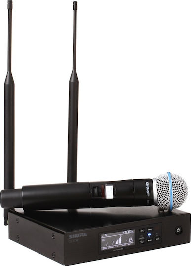 Shure QLXD24/B58 Σετ Ασύρματο Δυναμικό Μικρόφωνο Χειρός για Φωνητικά