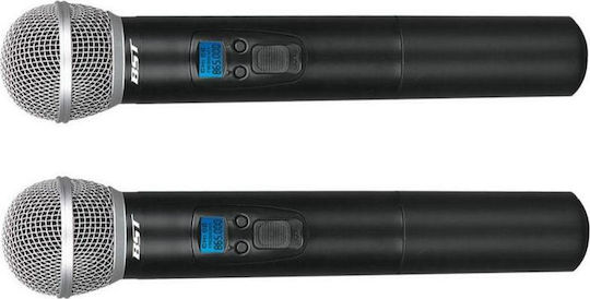 BST UDR208 Set Drahtlos Δυναμικό Mikrofon Handgemacht für Gesang