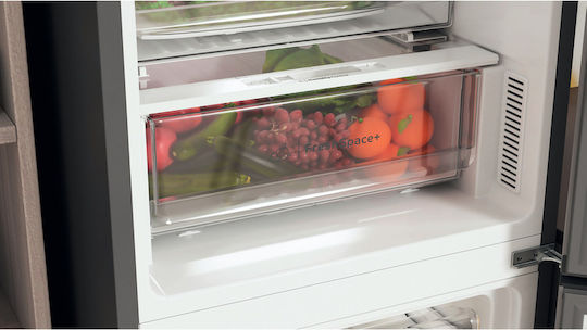 Indesit Fridge-Freezer 367lt Total NoFrost H202.7xW59.6xD67.8cm Inox INFC9 TT33X